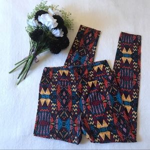 LuLaRoe Leggings OS Aztec Print